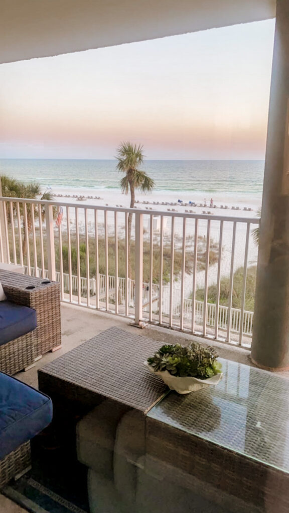 PCB view from our Airbnb