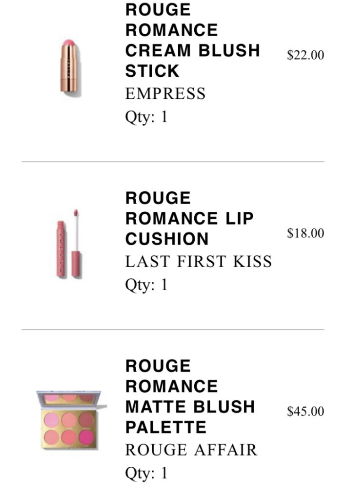 Jaclyn Cosmetics Rouge Romance Collection 